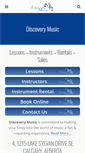 Mobile Screenshot of discoverymusic.ca